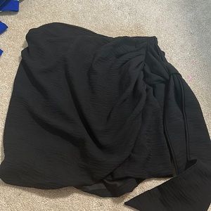 abbeline black mini skirt